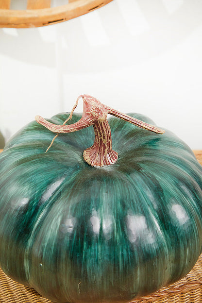 Decorator's Warehouse 9" x 5" Blue Latex Harvest Pumpkin Vine