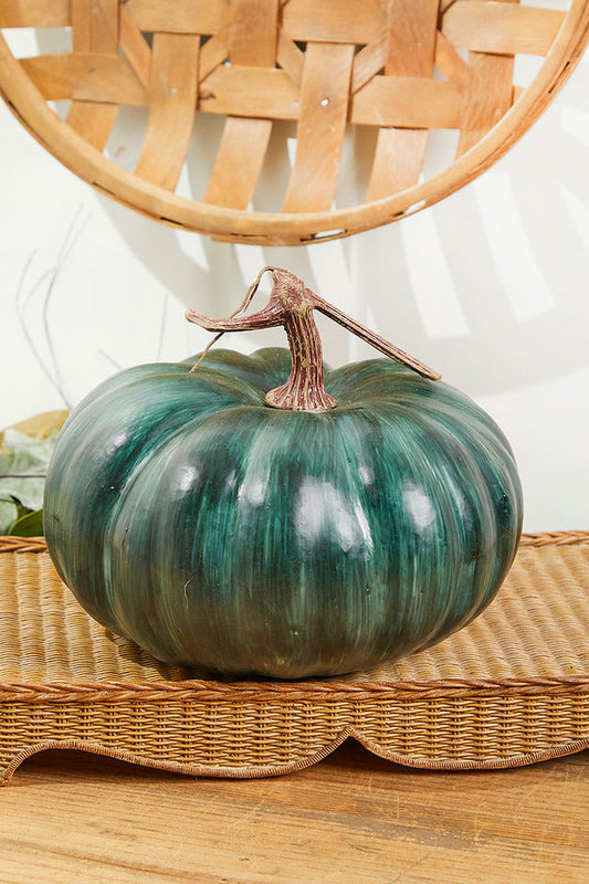 Decorator's Warehouse 9" x 5" Blue Latex Harvest Pumpkin Vine