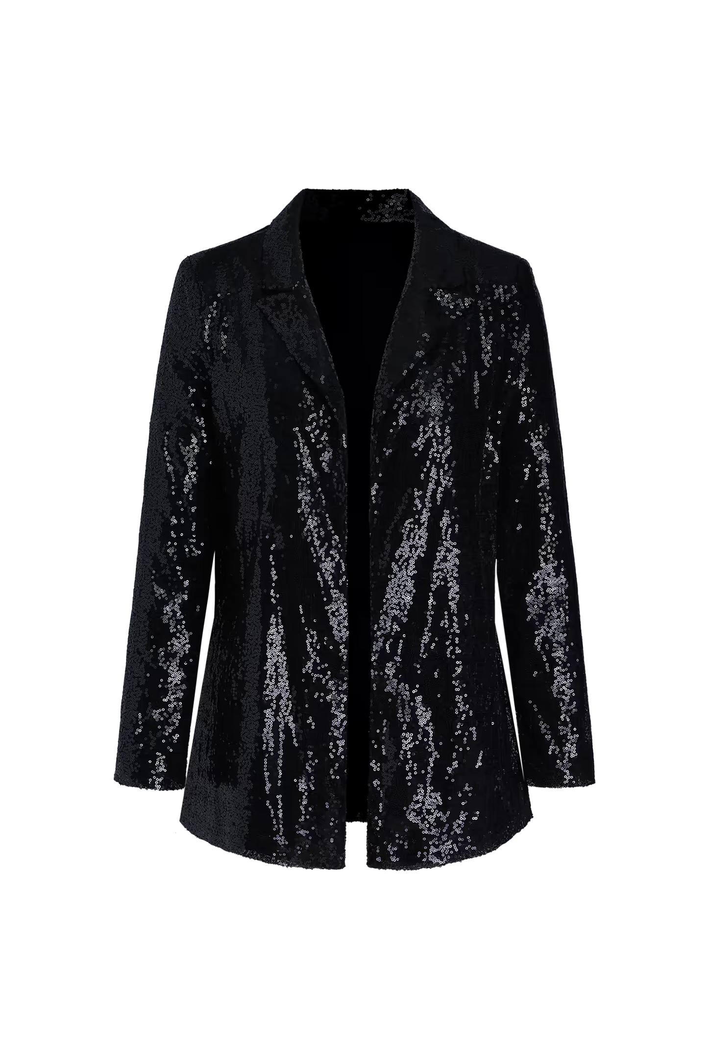 Cupshe Starlight Sequin Open-Front Blazer