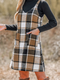 Cupshe Plaid V-Neck Dress (x2)