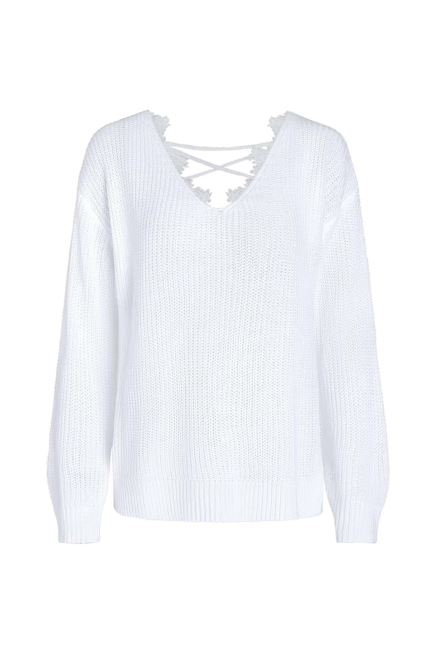 Cupshe Classic Cozy Rib V-Neck Sweater (x2)