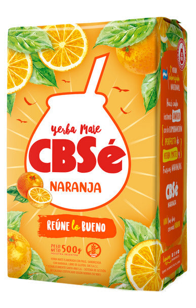 Pampa Direct CBSé Yerba Mate Naranja Orange, 500 g / 1.1 lb