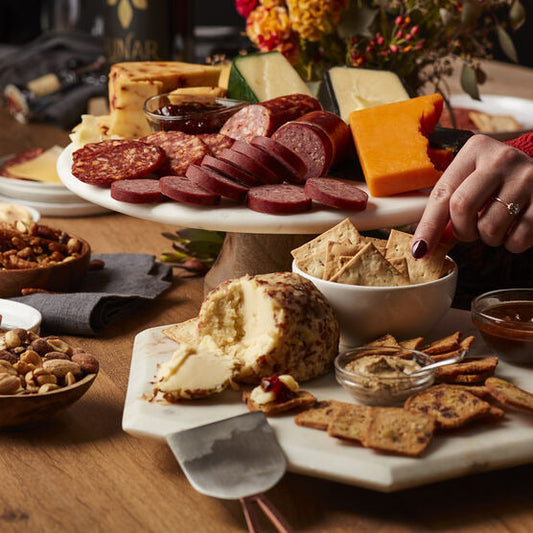 Hickory Farms Cheese Ball Flight