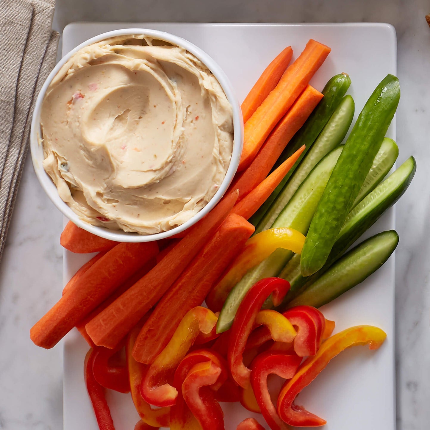 Hickory Farms Cheese Spread Flight