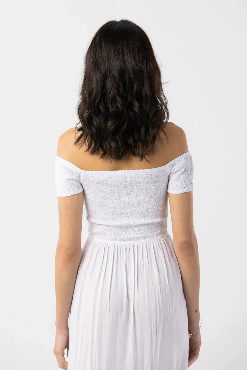 Tiare Hawaii Cheyenne Maxi Dress - White