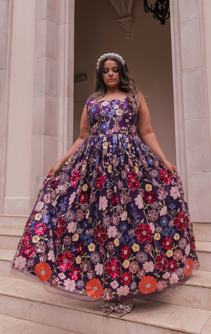 JessaKae Jasmine Dress - Royal Purple