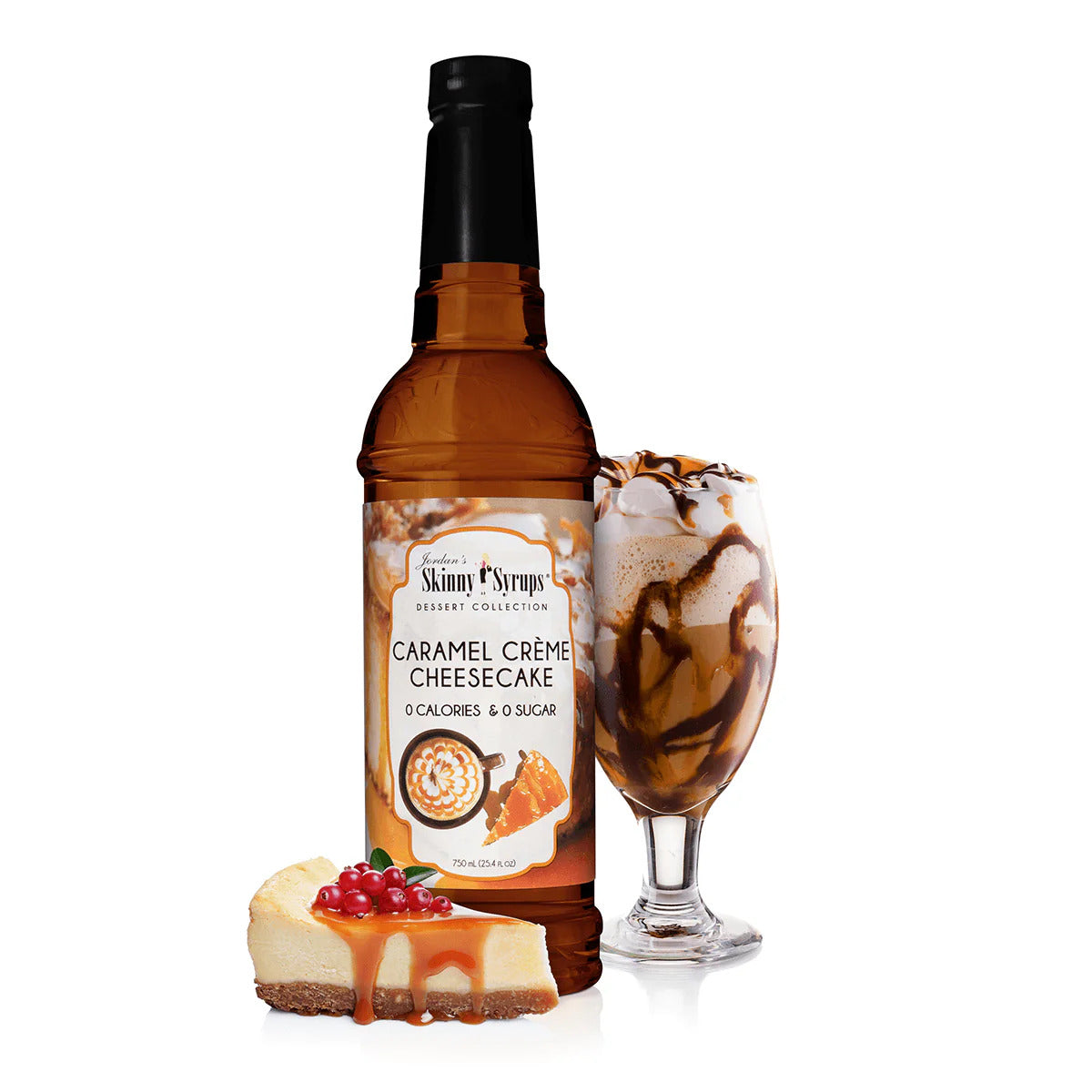 Skinny Mixes Sugar Free Caramel Creme Cheesecake Syrup