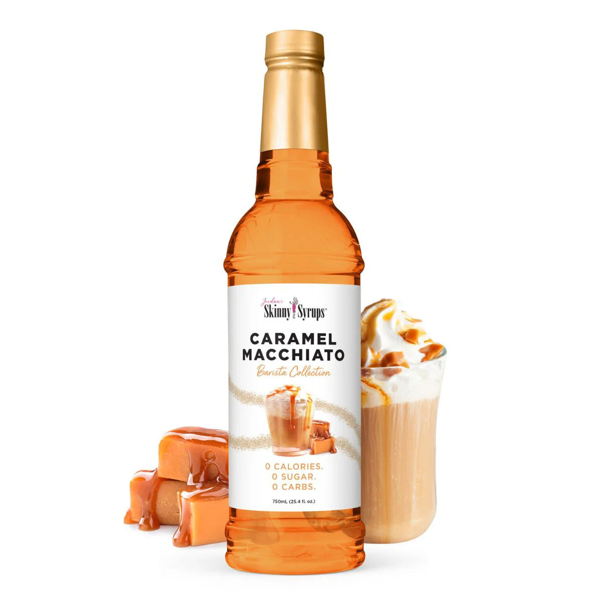 Skinny Mixes Sugar Free Caramel Macchiato Syrup