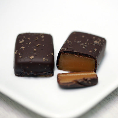 John Kelly Chocolates 4 Piece Applewood Smoked Salted Caramels