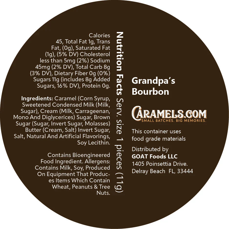 Caramels.com Grandpa's Bourbon