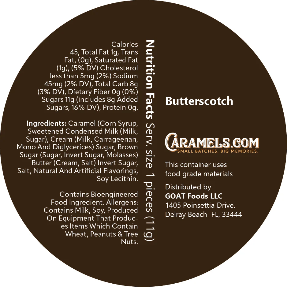 Caramels.com Butterscotch