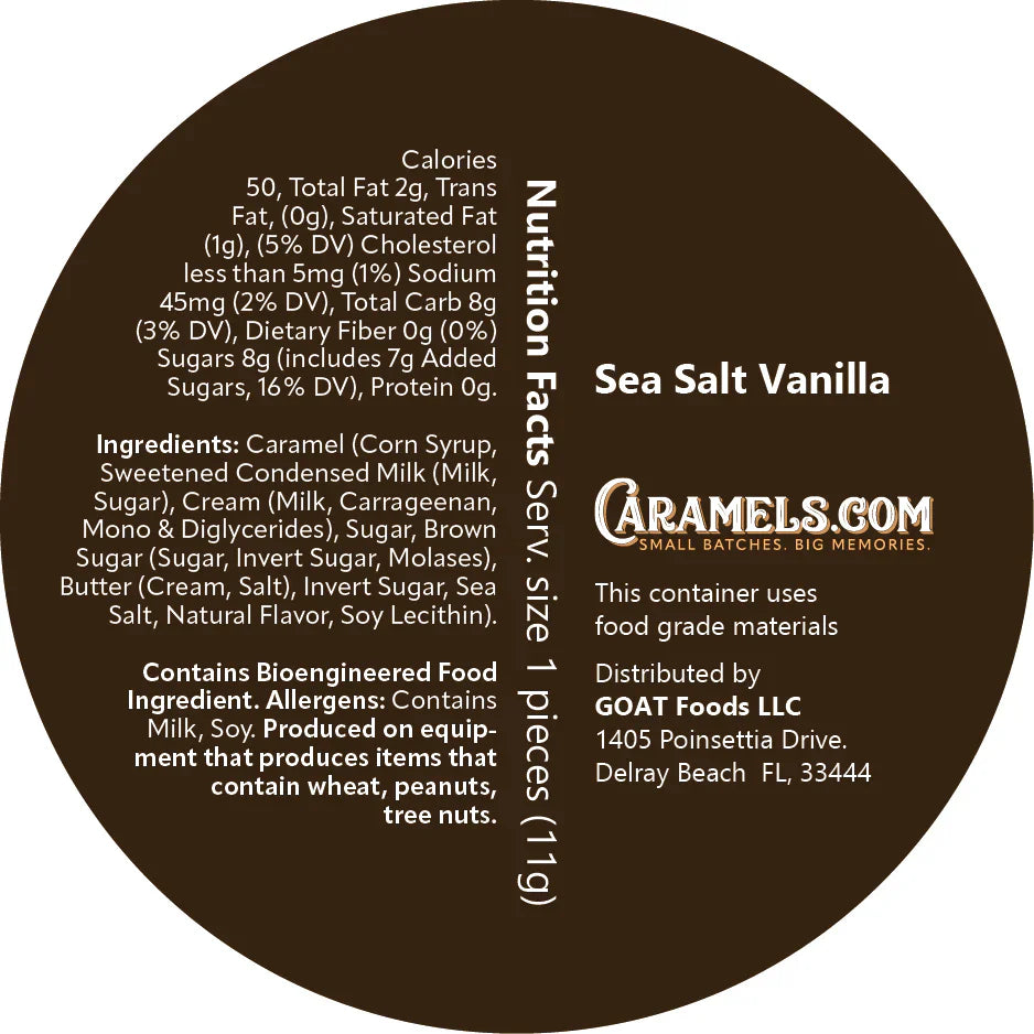 Caramels.com Sea Salt Vanilla