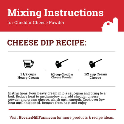 Hoosier Hill Farm Cheddar Cheese Powder