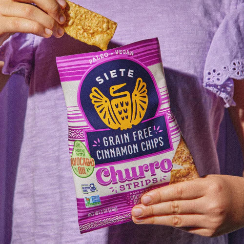 Siete Foods Churro Strips 1 oz - 24 bags