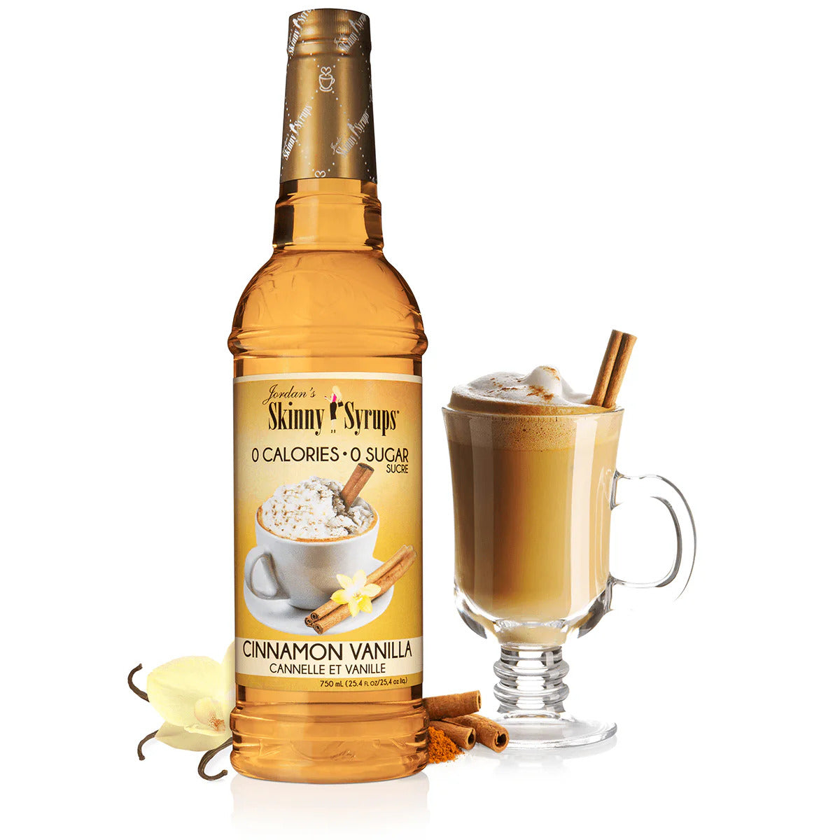 Skinny Mixes Sugar Free Cinnamon Vanilla Syrup