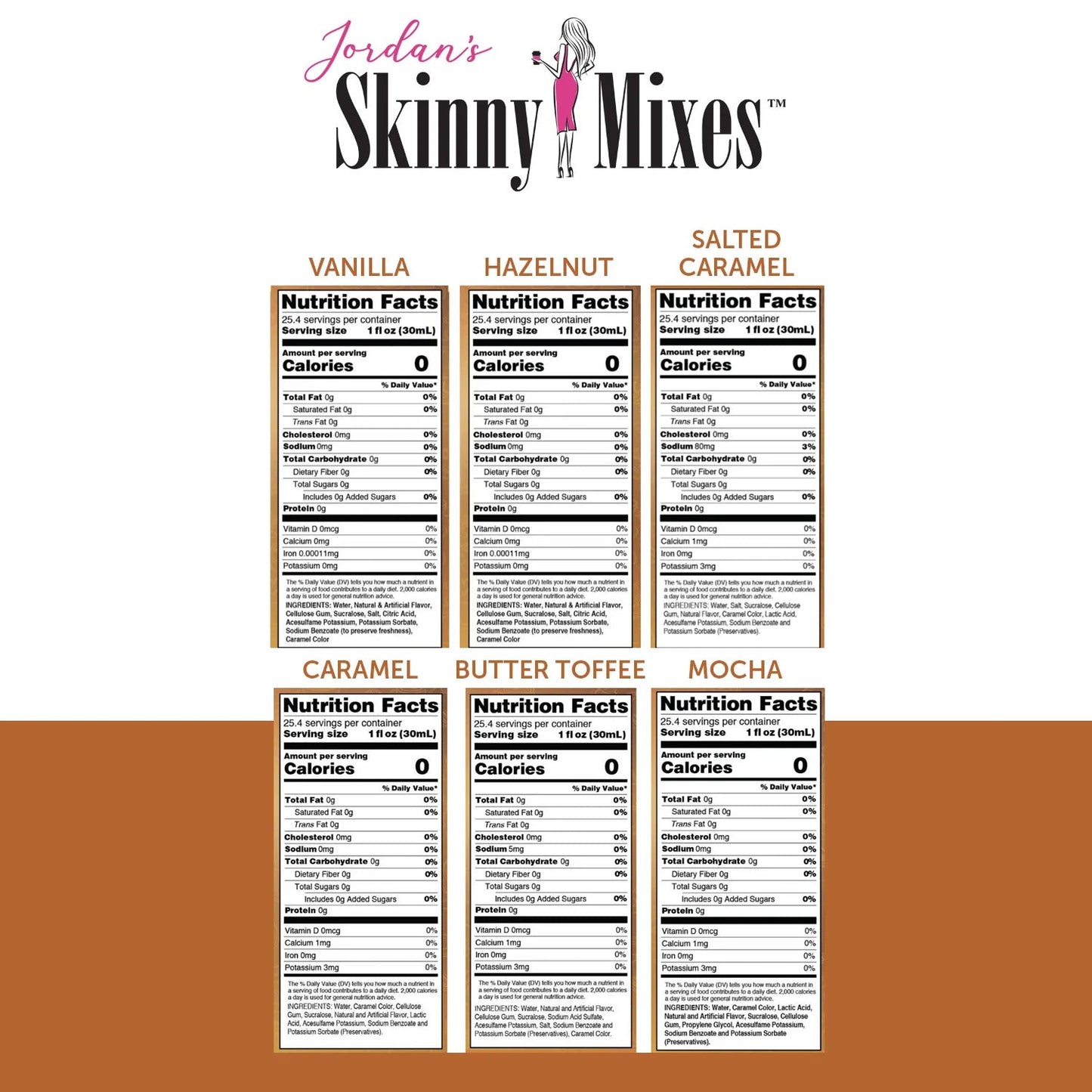 Skinny Mixes Classic Syrup Sampler