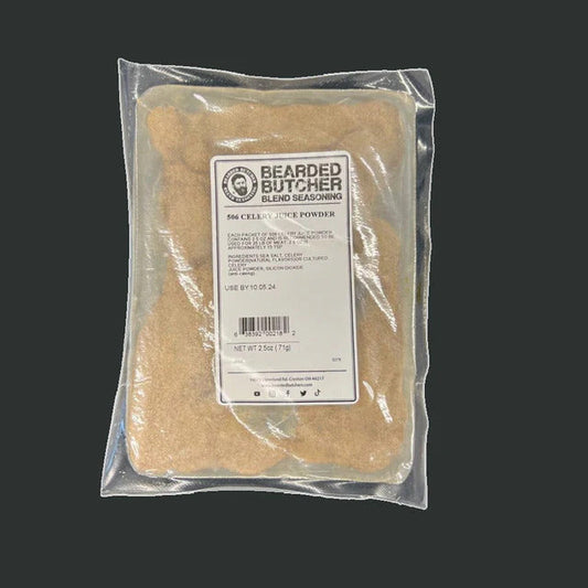 The Bearded Butchers Case of 12 Cultured Celery Powder 2.5oz Packs