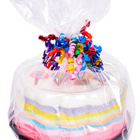 Dylan's Candy Bar Large Rainbow Cotton Candy Cake