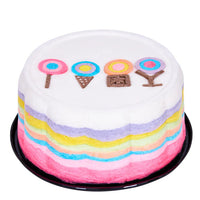 Dylan's Candy Bar Large Rainbow Cotton Candy Cake