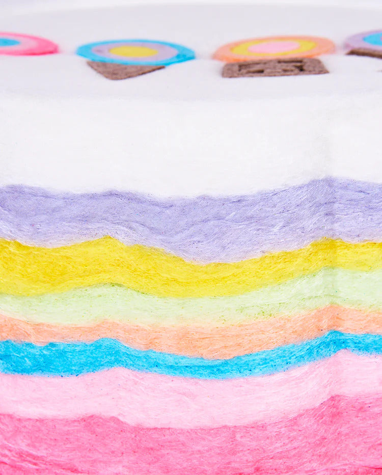 Dylan's Candy Bar Large Rainbow Cotton Candy Cake