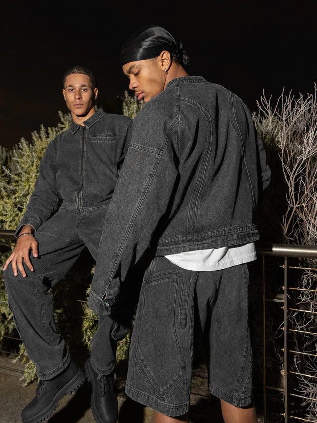 BLACKTAILOR DENIM BIKER JACKET