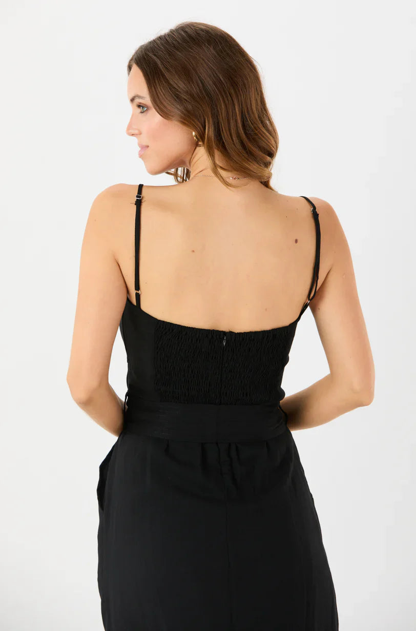 Tiare Hawaii Downtown Midi Dress - Black