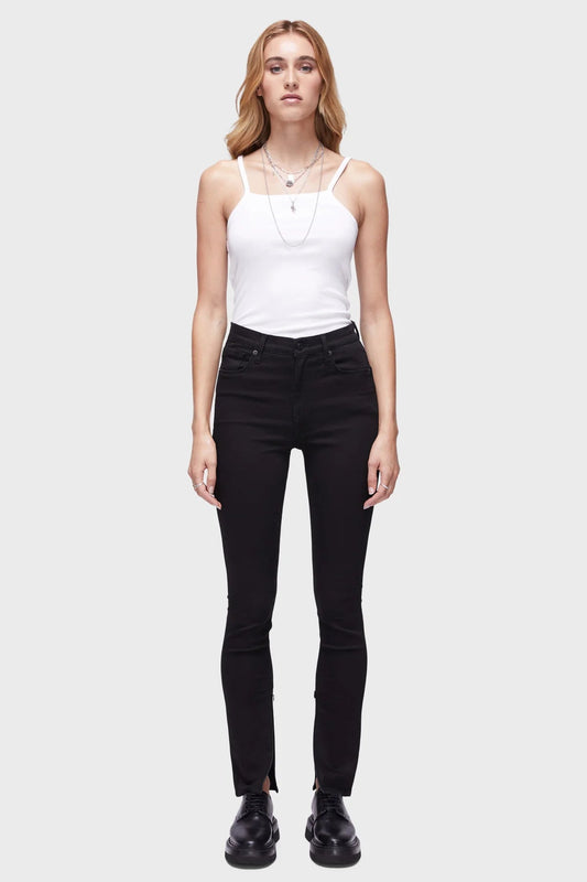 BAILEY/44 Women's DSTLD Women's SCLPT Split Hem Skinny Jean in Resolute