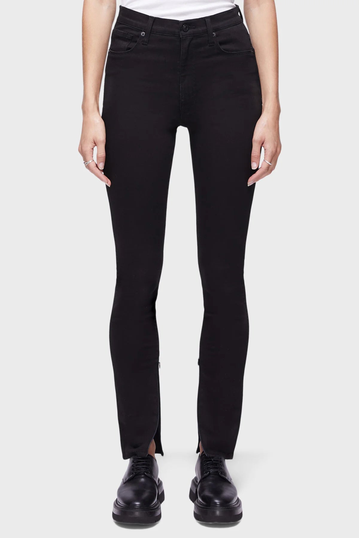 BAILEY/44 Women's DSTLD Women's SCLPT Split Hem Skinny Jean in Resolute
