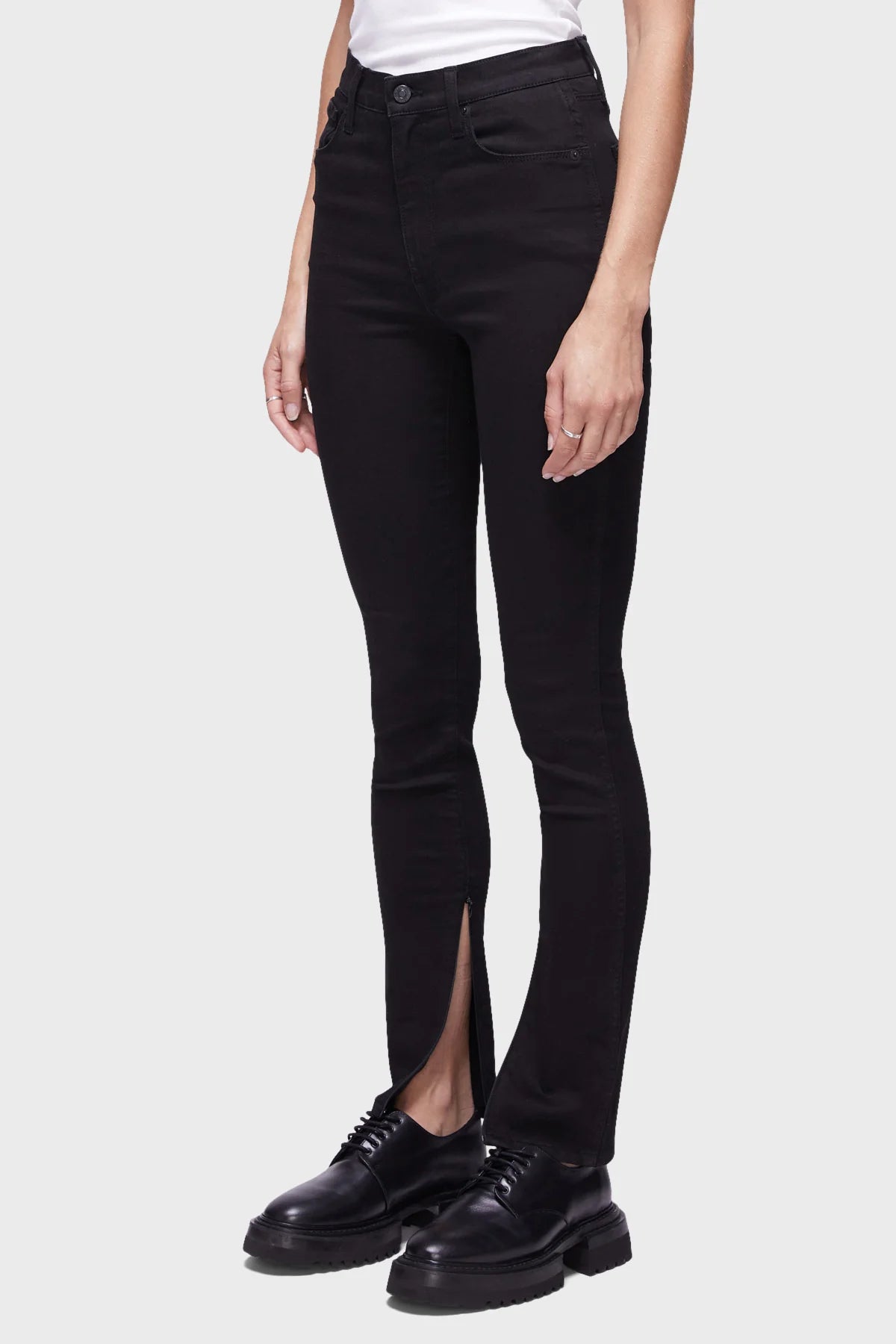 BAILEY/44 Women's DSTLD Women's SCLPT Split Hem Skinny Jean in Resolute