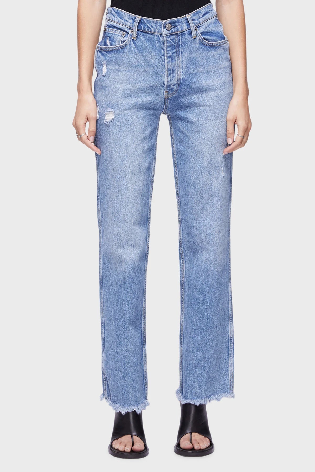 BAILEY/44 Women's DSTLD Women's RLXD Straight Jean