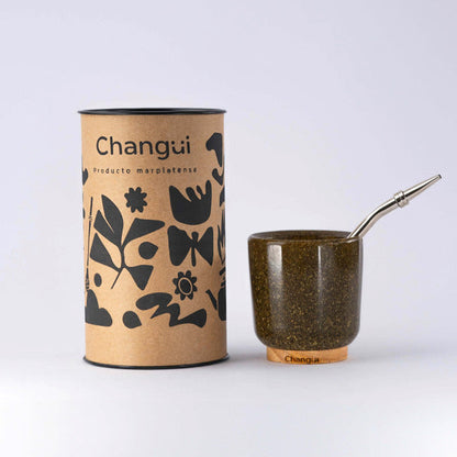 Pampa Direct Changüi Artisan Mate & Nickel-Plated Bronze Straw with Removable Filter for Perfect Enjoyment