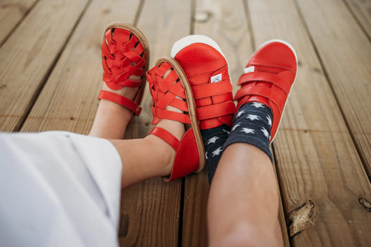 Little Love Bug Co. Casual Red Low Top