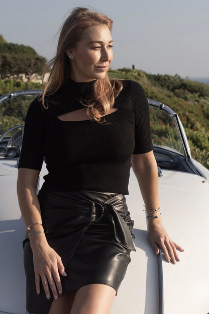 BAILEY/44 Women's Bailey 44 Sid Vegan Leather Skirt