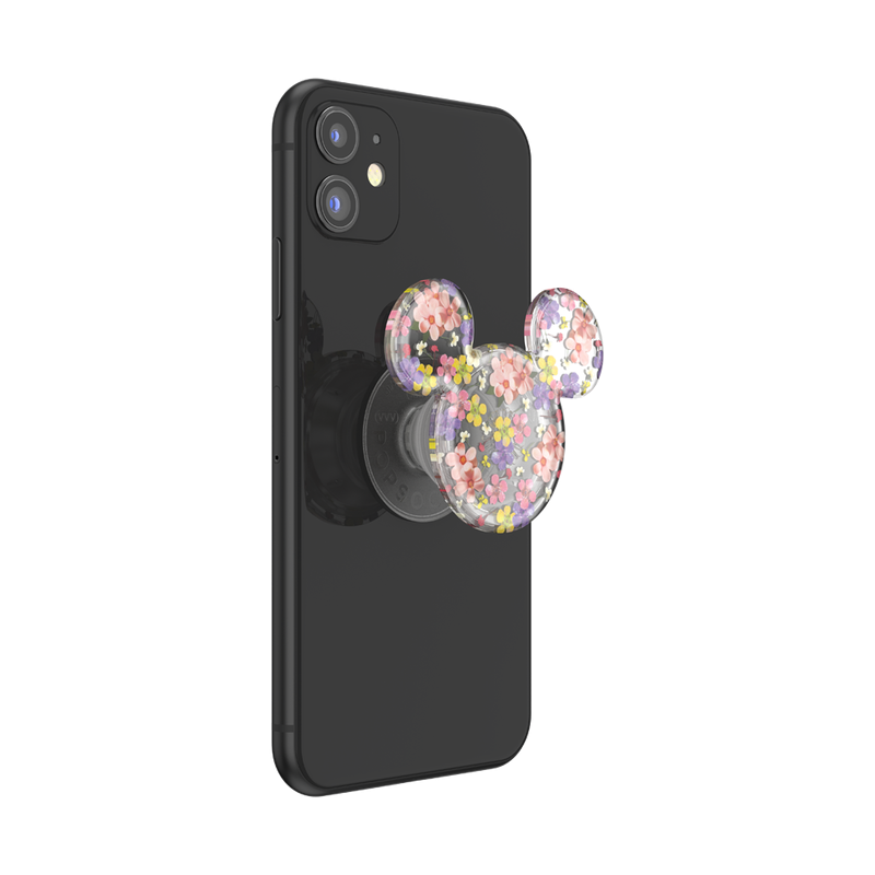 PopSockets Translucent Mickey Mouse Cascading Flowers Adhesive PopGrip