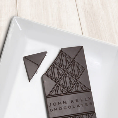 John Kelly Chocolates Dark Chocolate Bar with Roasted Almonds & Pink Himalayan Salt