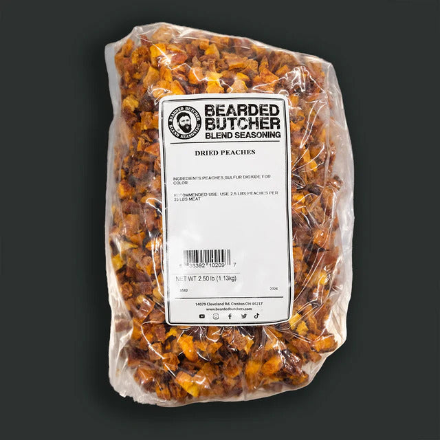 The Bearded Butchers Dried Peaches Diced 2.5lb