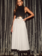 Cupshe Black High Neck Tank & White Skirt Maxi Dress (x2)