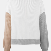 Cupshe Cooler Daze Colorblock V-Neck Sweater (x2)