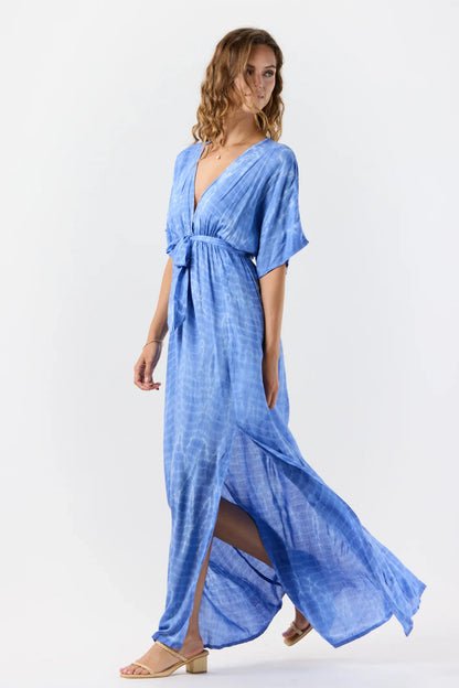 Tiare Hawaii Elise Maxi Dress - Azure Ripples