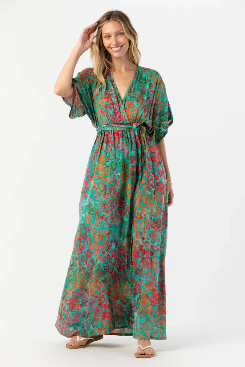 Tiare Hawaii Elise Maxi Dress - Batik Kohala Tosca