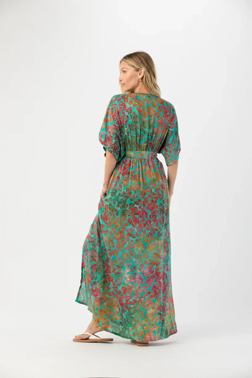 Tiare Hawaii Elise Maxi Dress - Batik Kohala Tosca