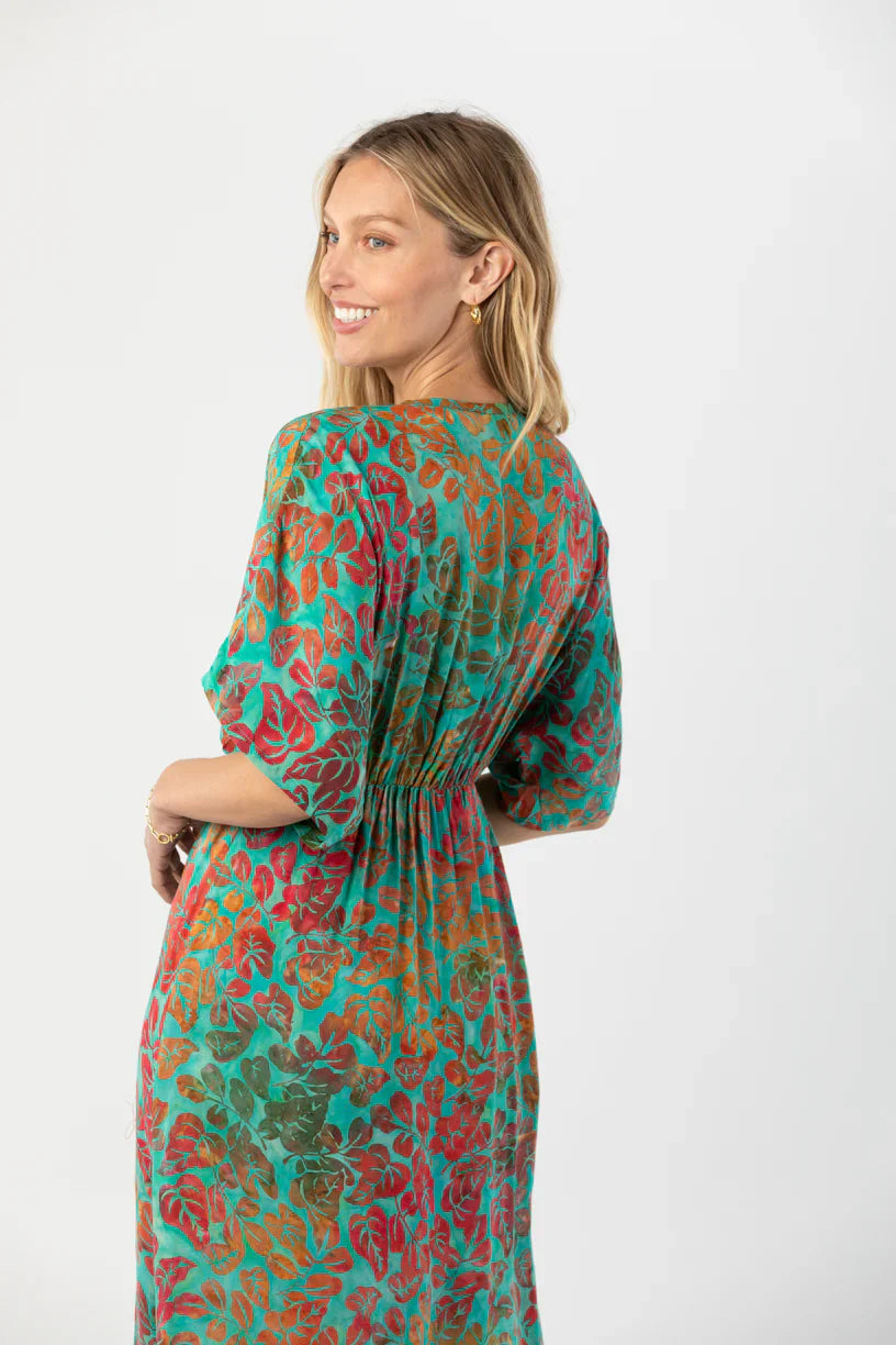 Tiare Hawaii Elise Maxi Dress - Batik Kohala Tosca