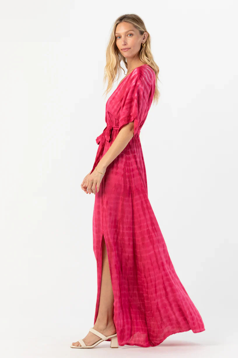 Tiare Hawaii Elise Maxi Dress - Berry Ripples