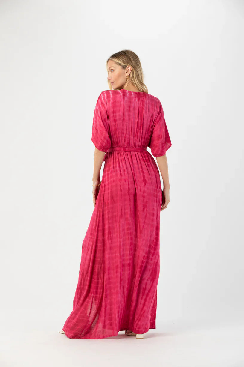 Tiare Hawaii Elise Maxi Dress - Berry Ripples