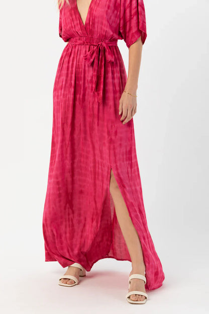 Tiare Hawaii Elise Maxi Dress - Berry Ripples