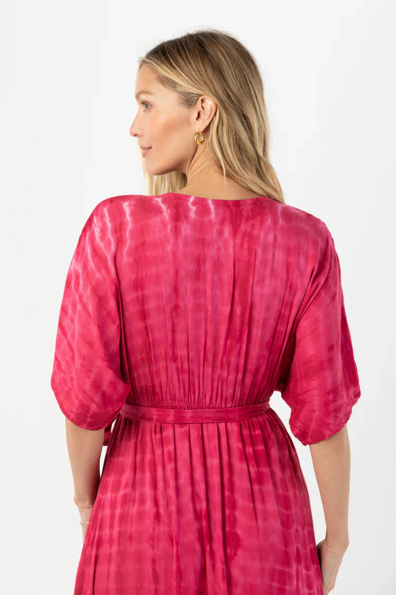 Tiare Hawaii Elise Maxi Dress - Berry Ripples