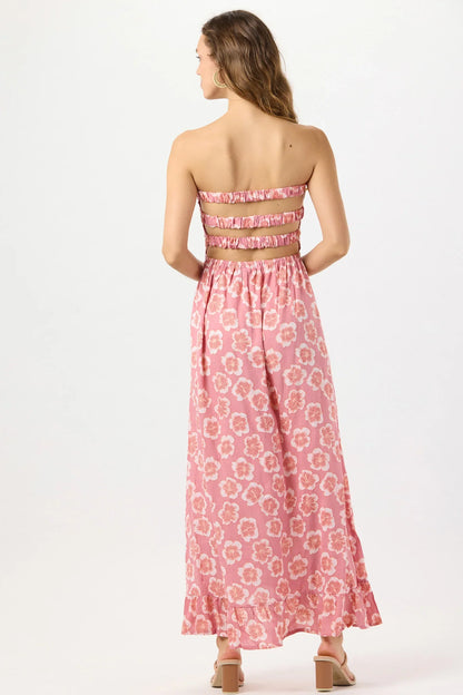 Tiare Hawaii Eri Maxi Dress - Lanai Floral Mauve