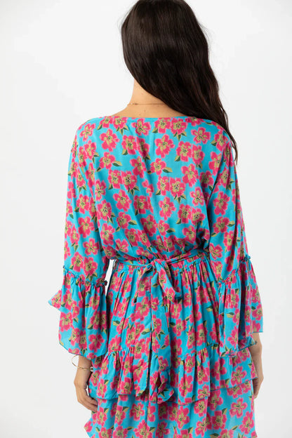 Tiare Hawaii Felix Mini Dress - Poipu Turquoise