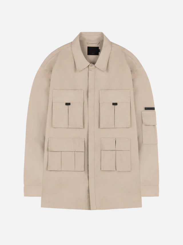 BLACKTAILOR OVERSIZED CARGO SHIRT LINEN