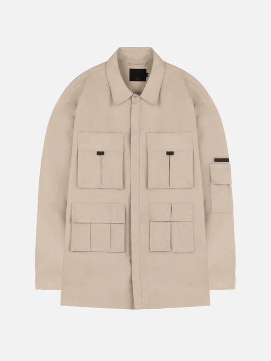 BLACKTAILOR OVERSIZED CARGO SHIRT LINEN